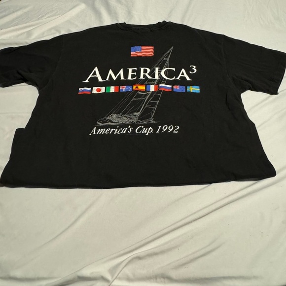 Vintage Single Stitch America’s Cup 1992 XL USA Short Sleeve T-shirt Unisex - Picture 12 of 13